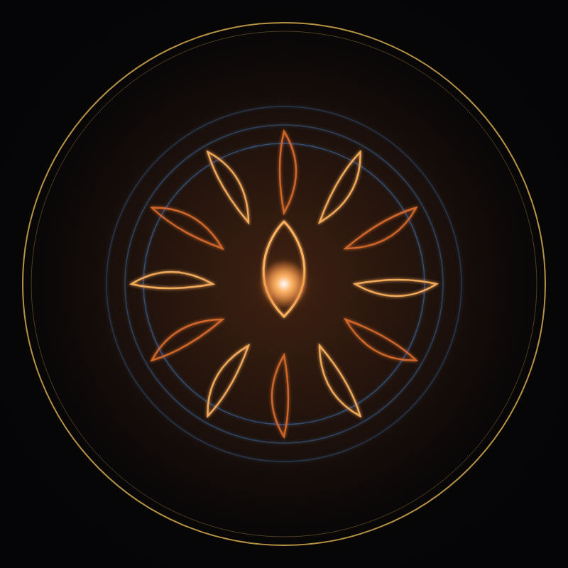สัญลักษณ์โปรแกรม Inner Furnace — ธีมความมีชีวิตชีวา