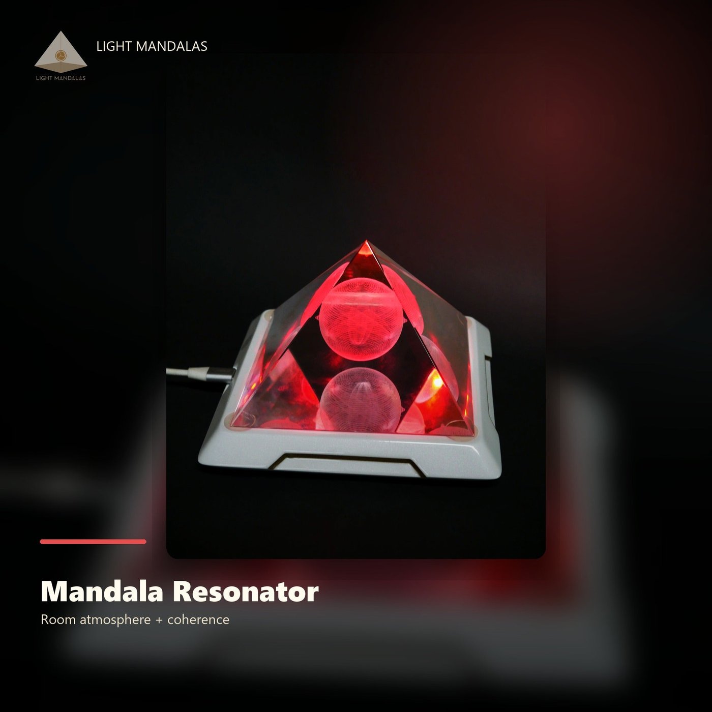 Mandala Resonator — Light Mandalas ตัวจริง